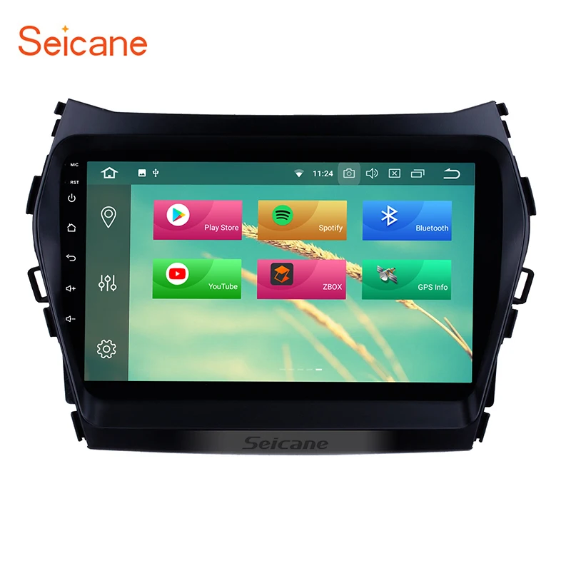 

Seicane 9" Android 8.0 for 2013-2015 Hyundai Santa Fe IX45 GPS Navigation HD Touch Screen 3G WiFi Rear camera AUX SWC USB