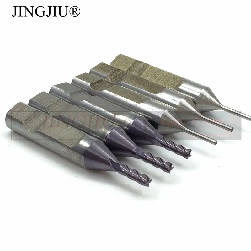 

2.0mm End Milling Cutter with 4flute in carbide and 1.0mm Tracer Point for Automatic V8/X6 Key Machines(4pcs)