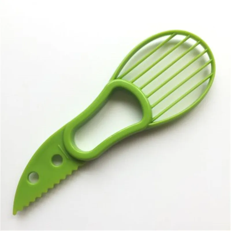3 в 1 авокадо преп резак инструмент для резки Овощечистка Совок ломтики зеленый нож Портативный кухонные аксессуары
