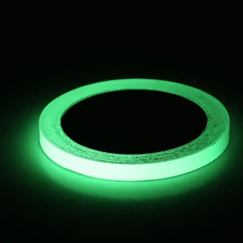 

PET Luminous Striking Warning Reflective Glow Tape Self-adhesive Sticker High Brightness PVC Light Storage Tape Glowing Dark