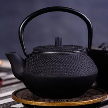 

New High Quality Wholesale 50ml/300ml/800ml Mini Cast Iron Kettle Teapot Tea Set Dropshipping