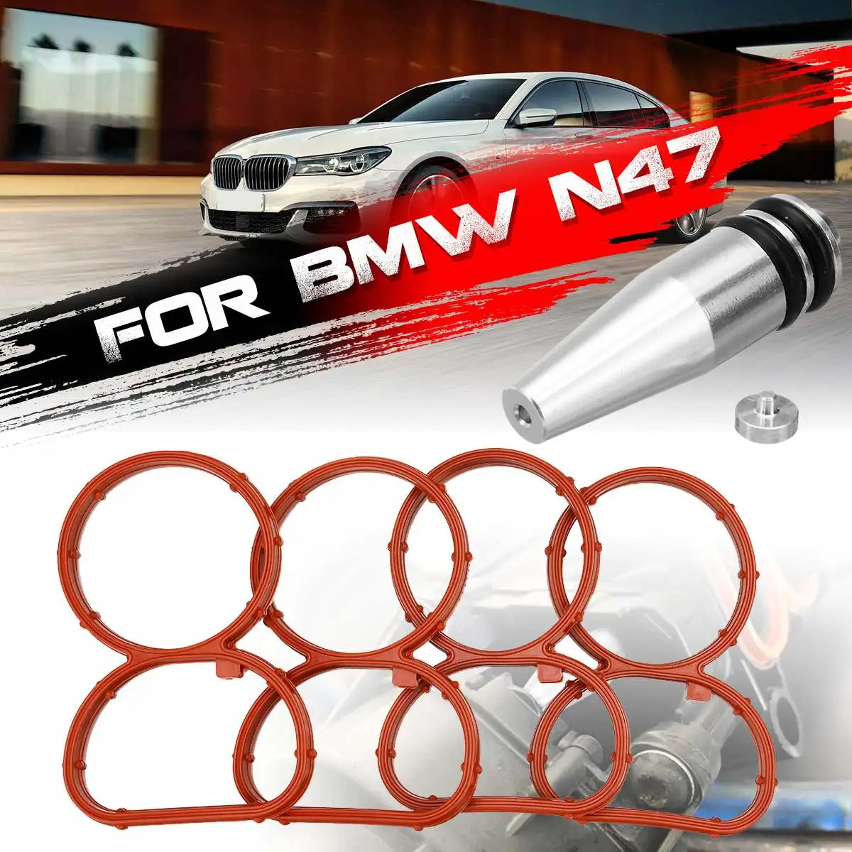 

NEW Swirl Flap Plug Blank Removal Replacement with Gaskets for BMW N47 2.0 D