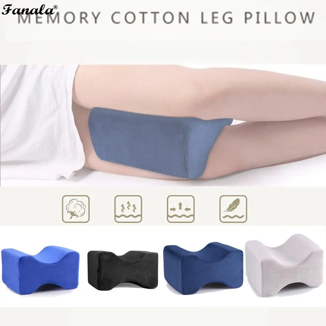 Memory Cotton Foam Knee Leg Pillow Sleeping Sleepers Pregnancy Body