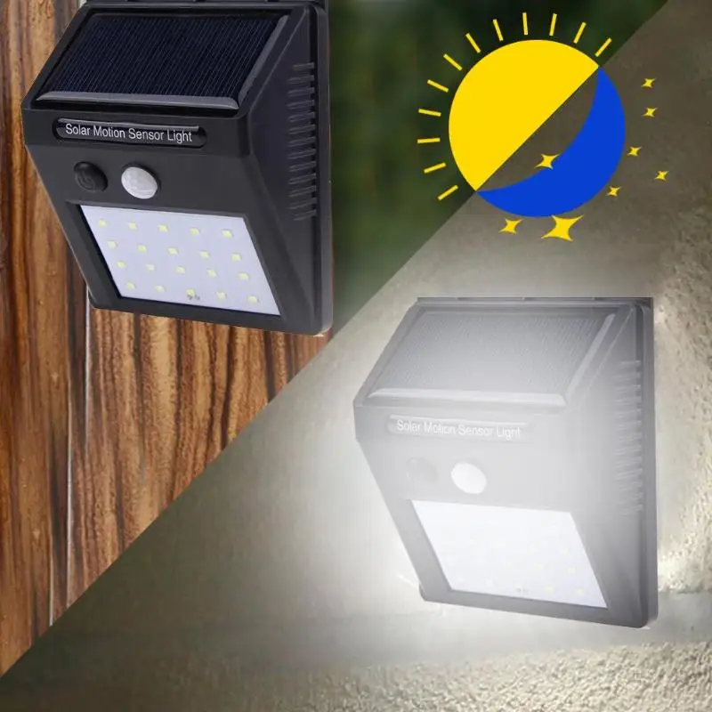 

Solar Rechargeable LED Solar light Bulb P IR Motion Sensor Night Security Wall Lights Outdoor IP 65 Waterproof Lamp