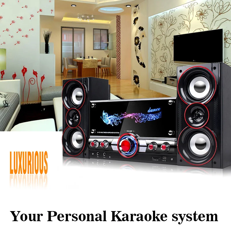 

Home Party Wireless HIFI System Karaoke bluetooth Devices 3D Surround Sound Music Center System for Relaxing Yourself Speakers