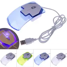 Портативный высокоточный оптический двигатель Blu-Ray Милая мышь прозрачная Хрустальная стрела оптическая мышь 1200 dpi Мыши для ПК ноутбука
