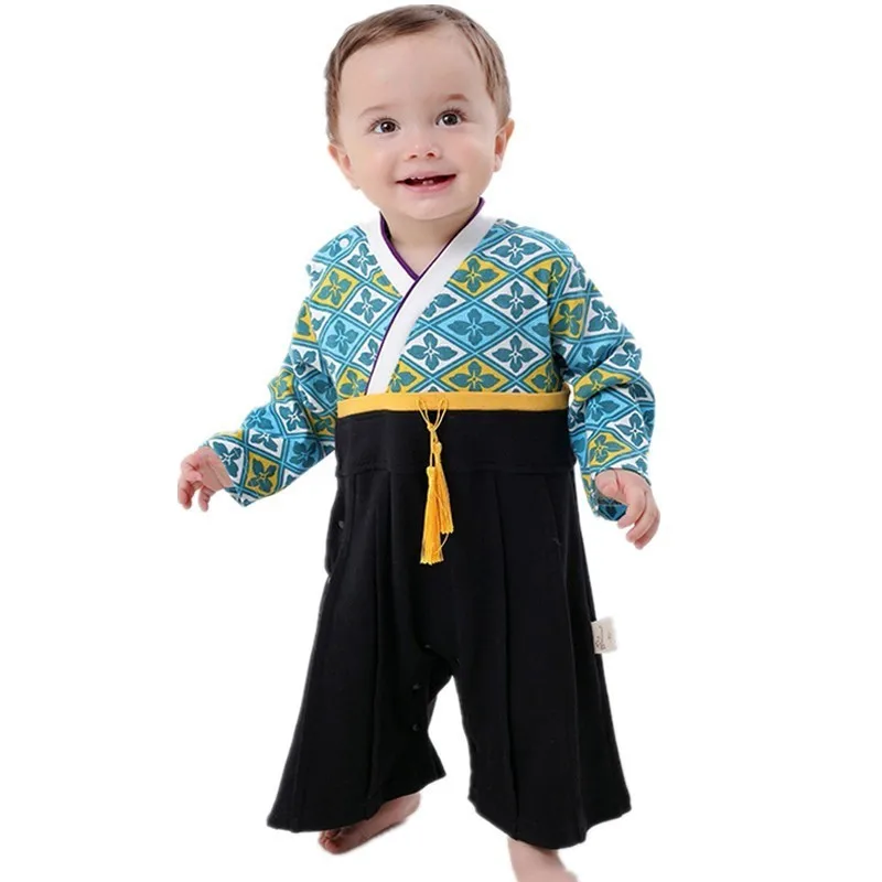 Baby Boys Girl Boy Japanese Kimono Romper Birthday Infant Kids Costume