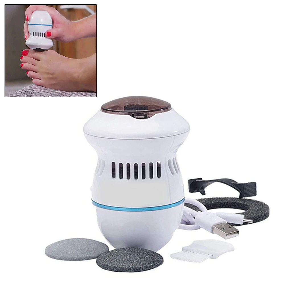 

Electric Pedicure Tools Foot Care Tool USB Rechargeable Electric Smooth Machine Callus Remover Foot File for Foot Heel Skin
