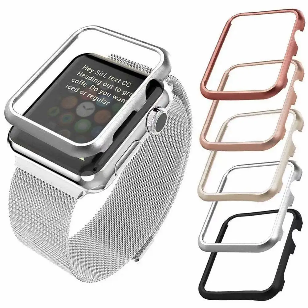 Аксессуары для часов алюминиевый чехол Apple Watch 42 мм 38 спортивный ремешок Защитные