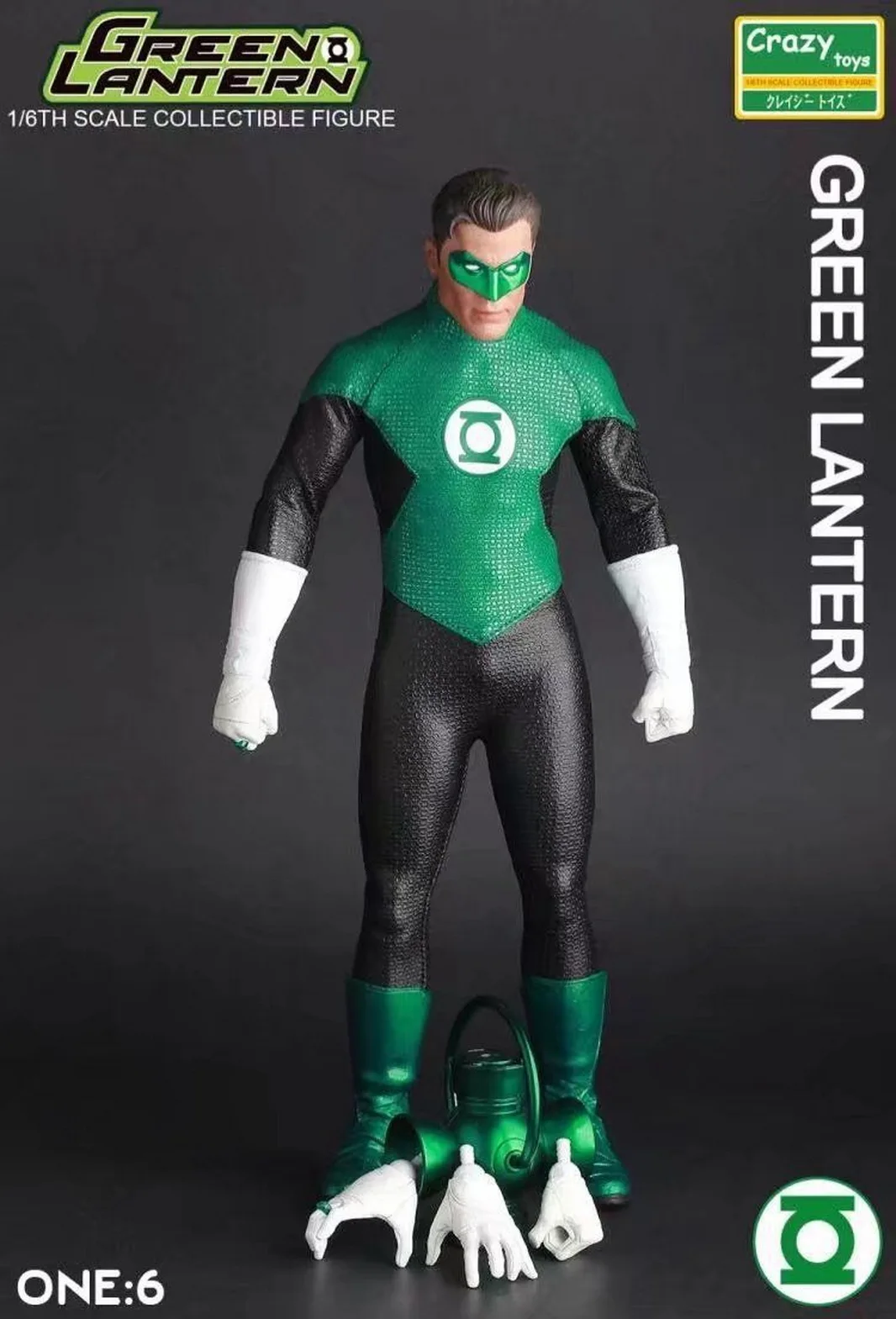 

1/6TH CRAZY TOYS DC COMICS GREEN LANTERN COLLECTIBLE HAL JORDAN ACTION FIGURE
