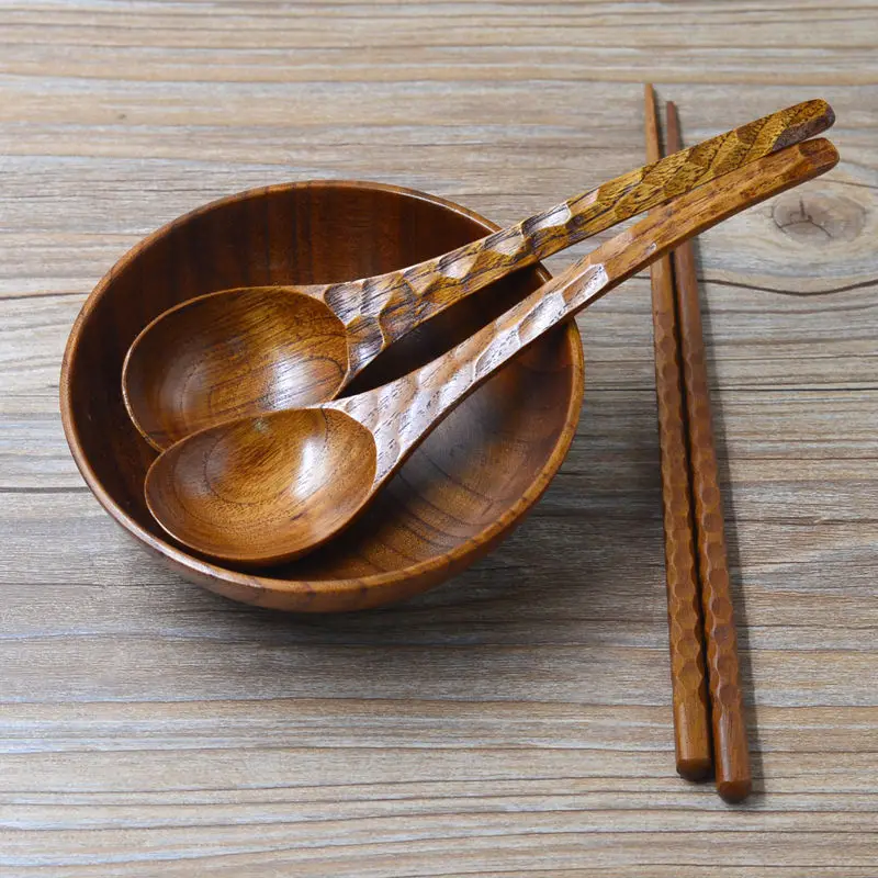 Vacclo 1 шт. в японском стиле деревянная ложка черепаховая раковина суповые ложки ручной резной крысиный хвост изогнутая ручка ложка посуда