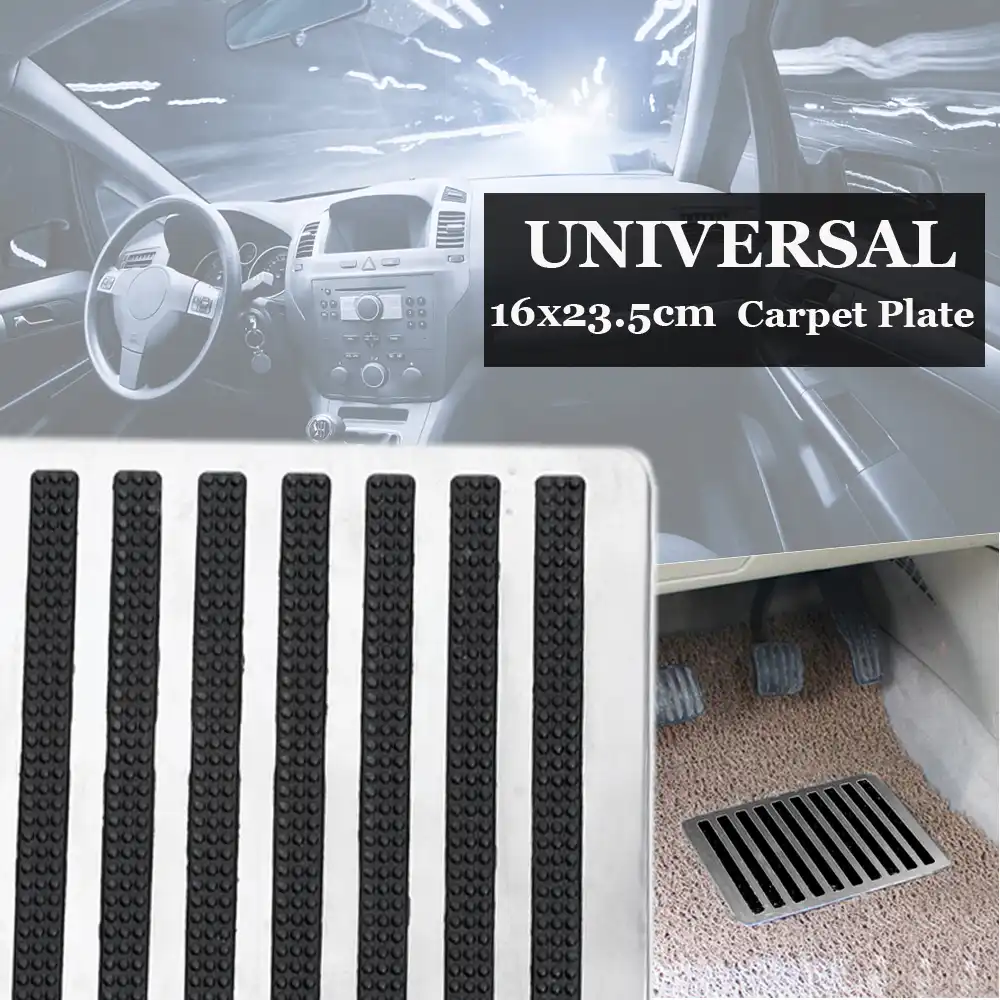 Side Carpet Plate Universal Car Auto Floor Mat Patch Foot Pedal Pad Non-slip