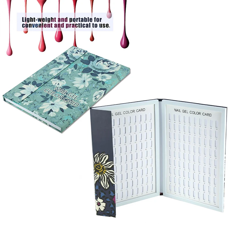 

Professional 180 Colors Nail Gel Color Display Book Card False Polish Color Chart Manicure Salon DIY Jewelry Packaging Display