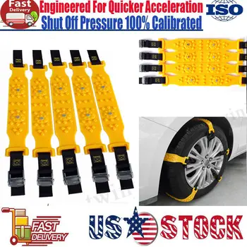 

For SUV Car Anti-skid Snow Tyre Tire Chains Beef Tendon Wheel Chain Belt Set