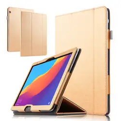 Чехол для huawei mediapad T5 10 Защитная крышка из искусственной кожи для mediapad t5 10 AGS2-L09 L09 AGS2-W09 W19 10,1" планшет чехол