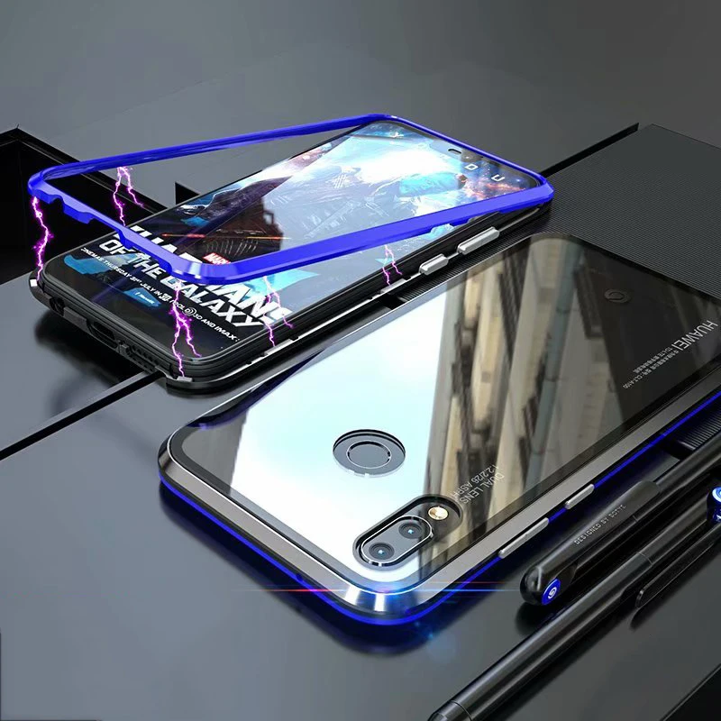 Роскошный Магнитный адсорбционный чехол для телефона Mate20 Pro Huawei Mate 20 P20 Lite NOVA 3i 3E
