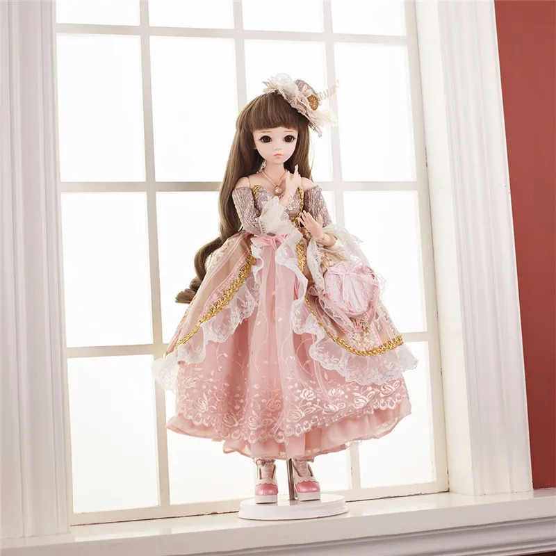 Обновленная кукла 60 см 18 подвижных суставов 1/3 BJD сменные силиконовые Reborn Doll