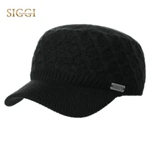 FANCET, зимняя, осенняя, теплая, унисекс, шерстяная, Вязанная, военная шапка для мужчин и женщин, акриловая, с ворсом, мягкая, шапка Gorro, армейские шапки 69512