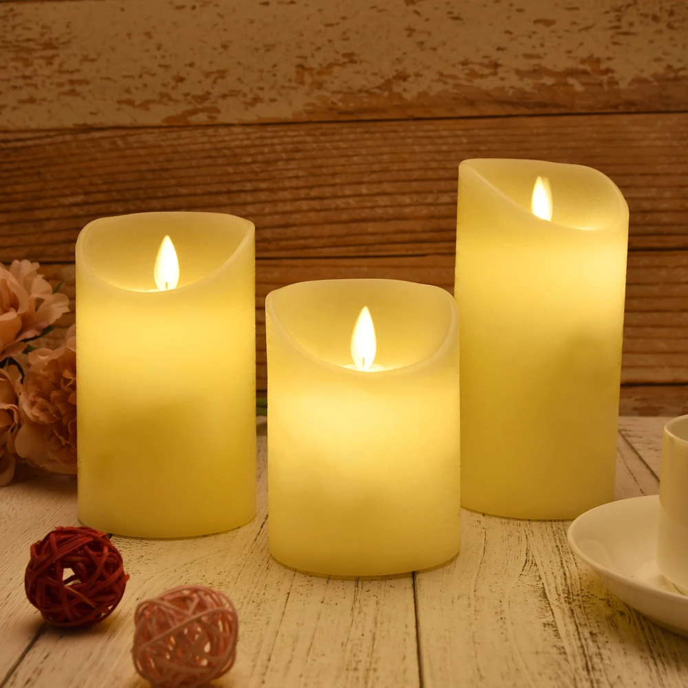 

Candle Tea Light Battery Powered Lamp Simulation Color Flame Flashing Home Wedding Birthday Party Decoration Candles