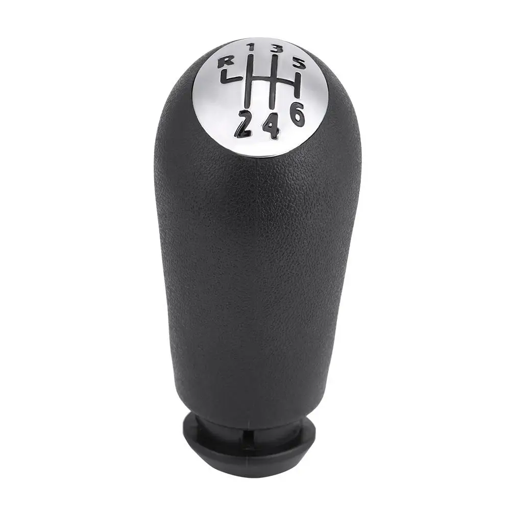 Car 6 Speed Gear Shift Lever Knob Head for Renault Clio III 2005 2009