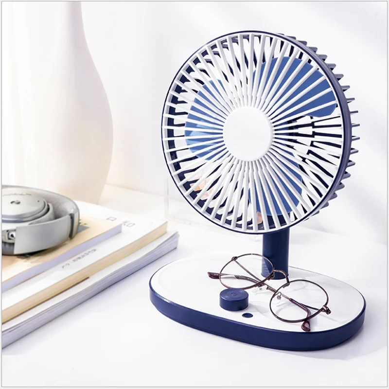 

With Port Mini Portable Vertical Mobile Phone Charging Small Fan Desktop Fan Charging Table Fan