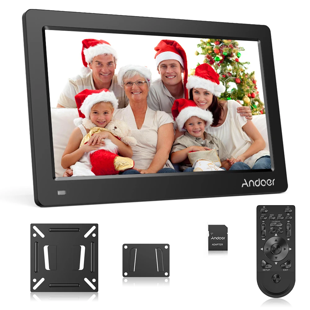 Andoer 15.6" 1920*1080 FHD Digital Photo Picture Frame Support MP3