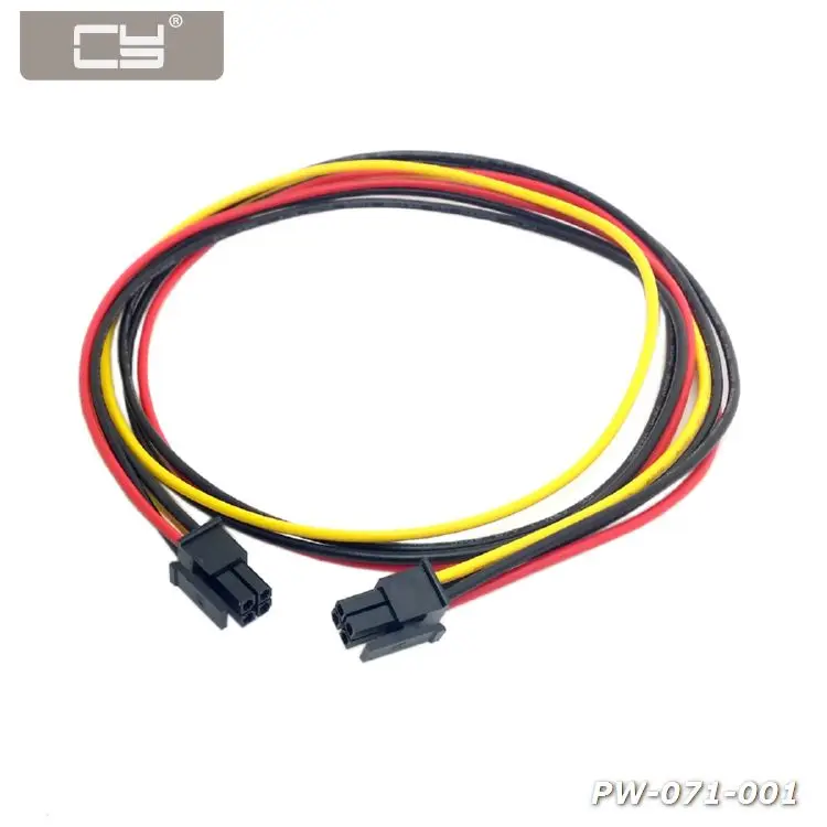 

CYDZ 60cm ATX Molex Micro Fit Connector 4Pin Male to Male Power Cable