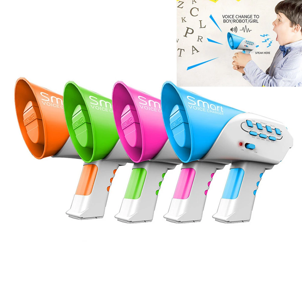 ノベルティおもちゃスピーカーマルチボイスチェンジャークリエイティブおかしい音声変更 7 異なる音声修飾子のおもちゃ子供のためのギフト Gags Practical Jokes Aliexpress