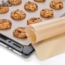 Кухонные аксессуары коврик для выпечки тефлоновый брезент торт стойкий инструмент коричневая температура Высокая печь