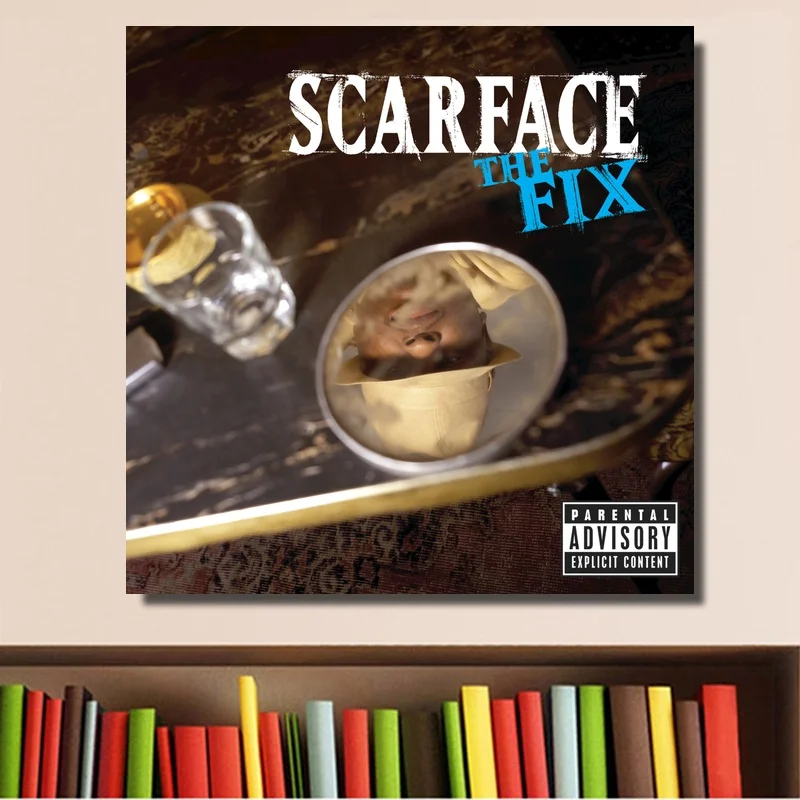 Scarface Fix плакат альбом хип хоп Рэп музыка афиши фильмов Печать на холсте домашний Декор стены книги по искусству без рамки