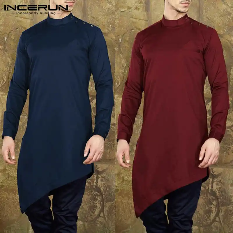 camisas tipo arabe hombre