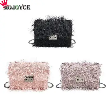 

Women Chain Shoulder Bag Handbags Leather Tassel Travel Sling Crossbody Messenger Bags for Women