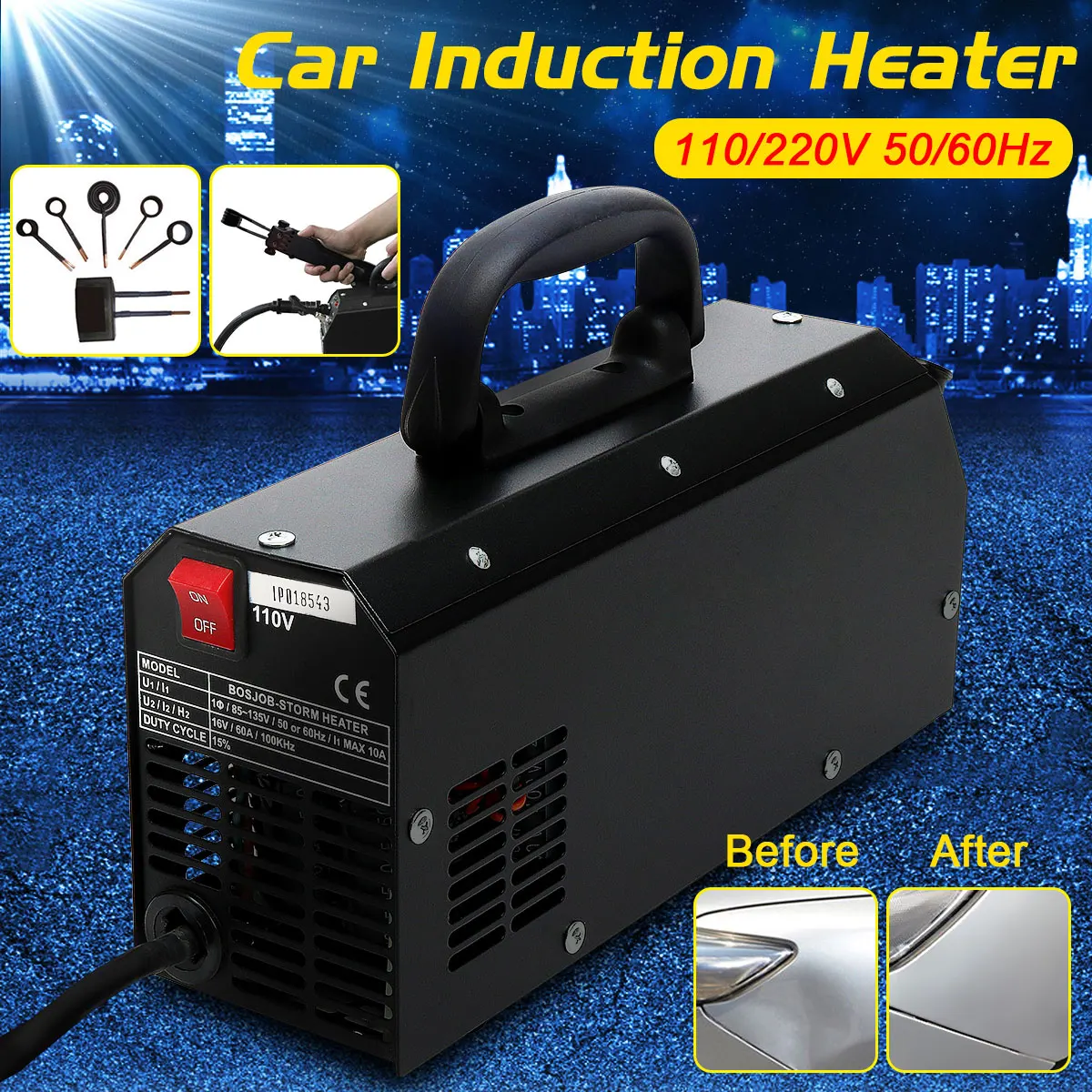 

2000W Induction Heater Paintless Removing Dent Repair Remover PDR Induction Heater Dents Removal Tool Induction Heating