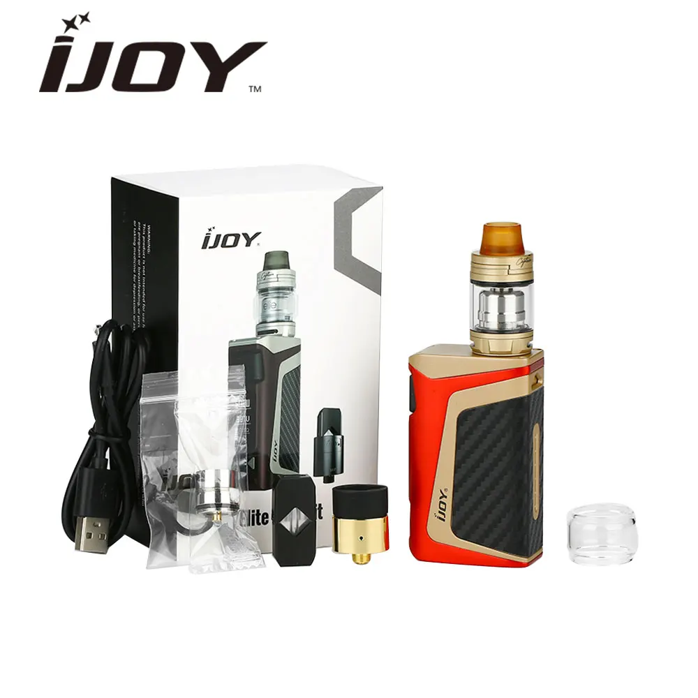Новый набор электронных сигарет IJOY ELITE Mini 60 Вт TC с баком 2 мл/3 мл комплектом 3 в 1