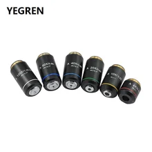 Best Price 4X 10X 20X 40X 60X 100X Achromatic Infinity Objective Lens with RMS Mounting for Biological Microscope Zeiss Olympus Microscope Best Price 4X 10X 20X 40X 60X 100X Achromatic Infinity Objective Lens with RMS Mounting for Biological Microscope Zeiss Olympus Microscope