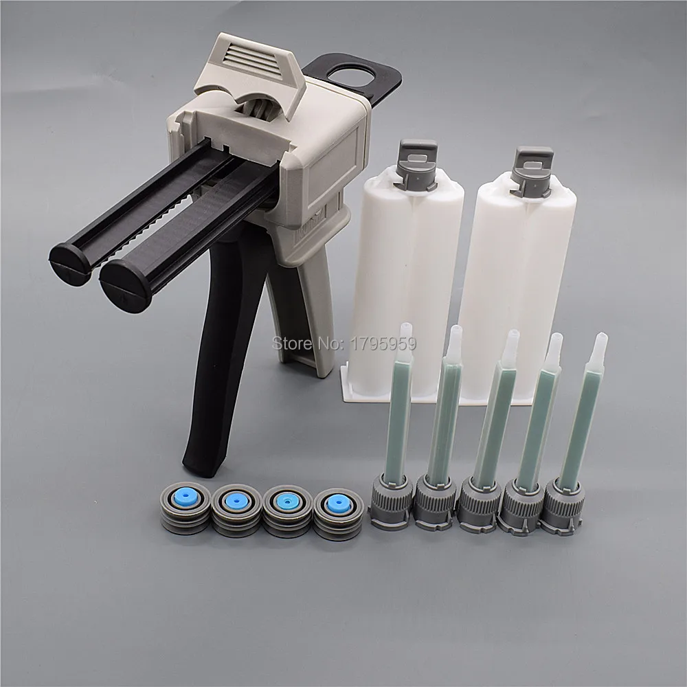 50ml Manual Caulking Gun 11 12 Glue Adhensive Dispenser AB Glue Gun w