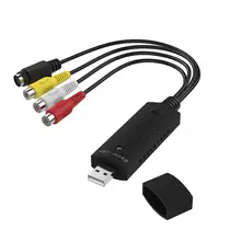 USB2.0 VHS конвертер DVD аналоговый преобразователь видео в цифровой формат аудио видео DVD VHS записи карта захвата качественный чехол из комбинации Поликарбонат адаптер