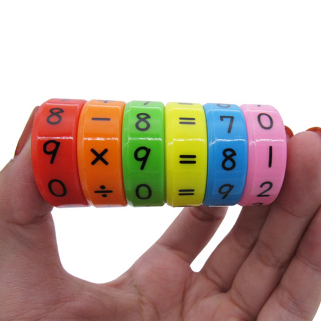 

Rowsfire 1 Pcs Plastic Magnetic Math Number Learner Kids Early Educational Toy Arithmetic Calculation Learning Device - Colorful
