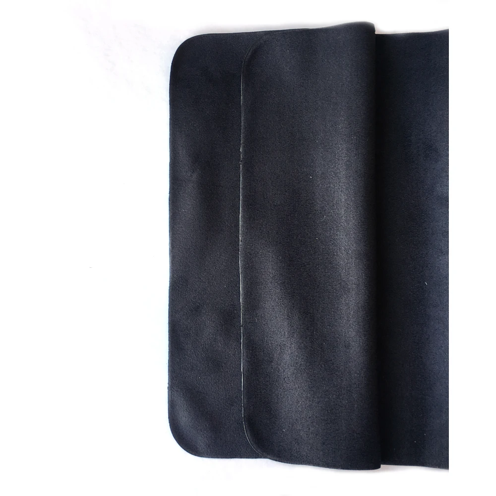 Skup Kachawoo 175mm X 145mm 100 sztuk akcesoria do okularów czarna ściereczka czyszcząca z mikrofibry zamszowe czyszczenie do okularów dostosuj