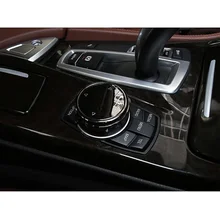 Для iDrive Автомобильный мультимедийный кнопочный чехол накладка наклейка для BMW F10 F20 F30 3 серия 5 серия для NBT контроллер керамический черный