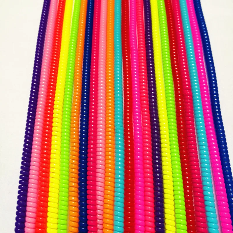 NEW 60CM Cable protector USB Charging Data Line Cable Protector Wire Cord Protection Wrap Cable Winder Organizer For iPhone NEW 60CM Cable protector USB Charging Data Line Cable Protector Wire Cord Protection Wrap Cable Winder Organizer For iPhone