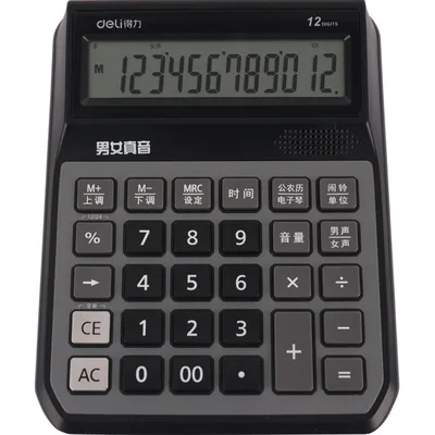 ديلي DL-1556 خطاب حاسبة الكمبيوتر 12 أرقام صحيح صوت للرجال والنساء المدرسة طالب حاسبة مكتب حاسبة ديلي DL-1556 خطاب حاسبة الكمبيوتر 12 أرقام صحيح صوت للرجال والنساء المدرسة طالب حاسبة مكتب حاسبة