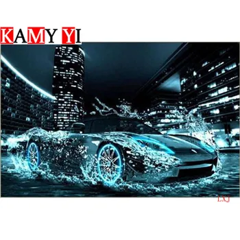 

5D DIY Diamond Embroidery Ghost Chariot Diamond painting mural Cross stitch Diamonds Mosaic Home decoration Diamond Painting LXJ