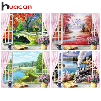 

Huacan 5D DIY Full Square Diamond Painting Landscape Diamond Embroidery Sale Rhinestone Picture Diamond Mosaic Gift DropShip