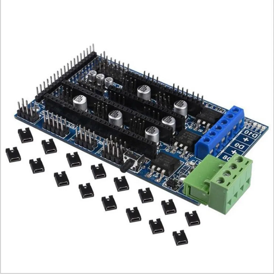 

3D Printer Parts Ramps 1.5 Controller Expanding Board Upgrade Base on Ramps 1.4 Control Board for 5 Pol olu Stepper Drive Board