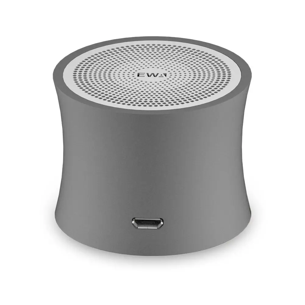 

EWA Bluetooth Speakers With Hands Free Calls Stereo Portable Speaker Heavy Bass-Gray