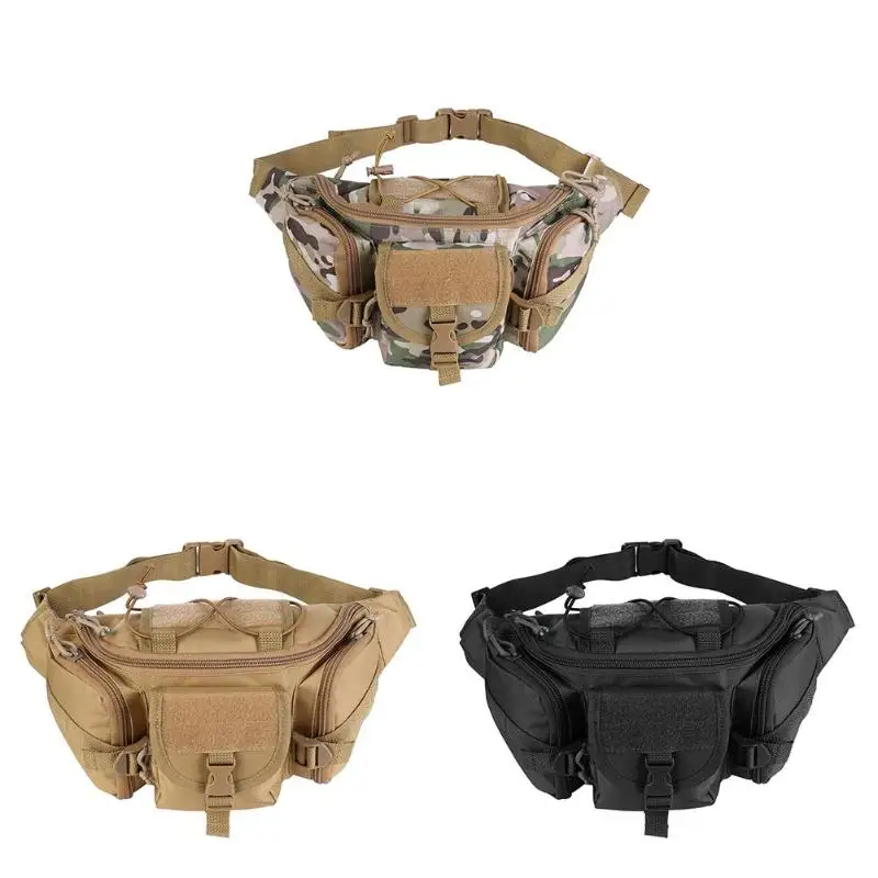

Tactical bag sport bags Military Waist Pack Shoulder Molle Camping Climbing Hiking Pouch With Six Color Outdoor Accessories