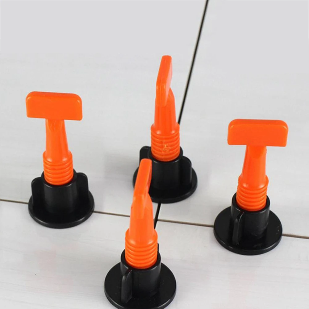 

New Style 50Pc Flooring Wall Tile Leveling System Leveler Plastic Clip Adjustable Locator Spacers Plier Level Wedges Hand Tool