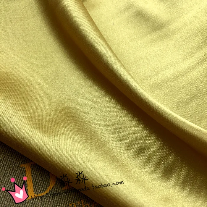 

2019 Patchwork Tecidos Gold Satin Cloth For Toughness Emulation Silk Fabric Doll Clothes Color Butyl Inferior Smooth Background
