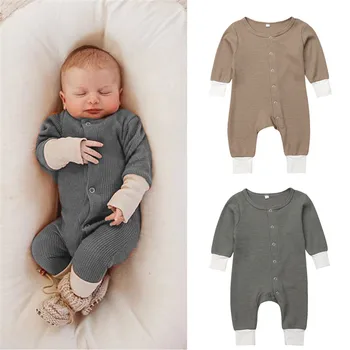 

2019 Spring Autumn Baby Kids Cloth Solid Brown Green Cute Cardigan Clothes For Toddler Girls Boys Kids Warm Knitted Unisex Coat